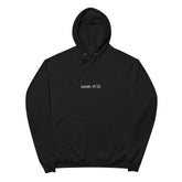 Embroidered Isaiah 41:10 Fleece Hoodie Hoodie EternalTees Black S